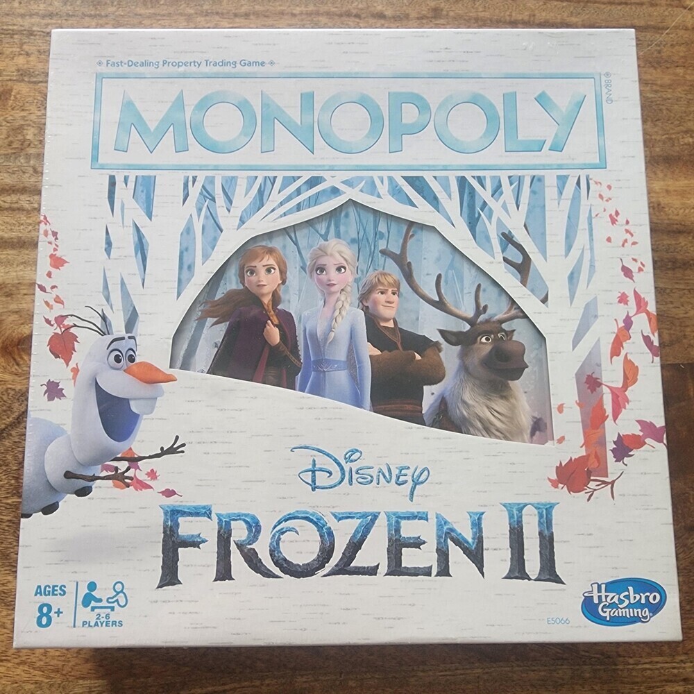 Hasbro Monopoly Disney Frozen II Board Game 2019 2-6 Players 8+ New Sealed Kids